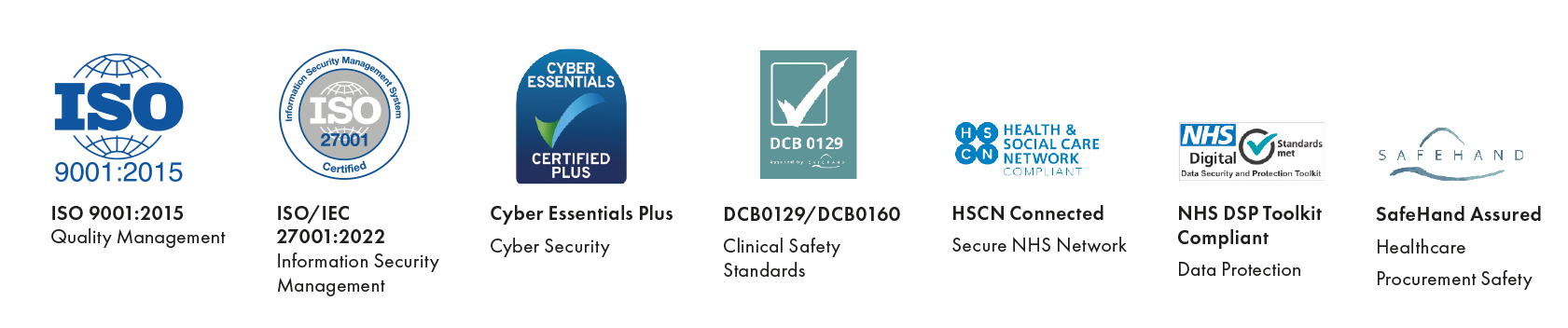 Certifications and accreditations